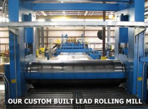 Custom Built Lead Rolling Mill